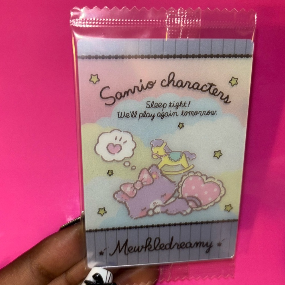 Sanrio Characters Sleep Time 2 Wafer Card [Meowkledreamy]